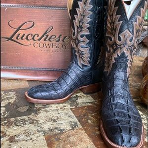 Alligator cowboy boots